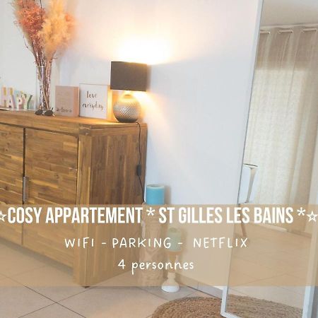 Cosy Appartement T2 52M2 St Gilles Les Bains 생질레방 외부 사진